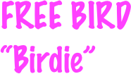 FREE BIRD “Birdie”